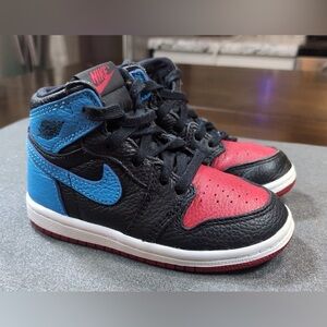 Jordan Retro 1 Crib "UNC to Chicago" Baby Newborn Size 8C